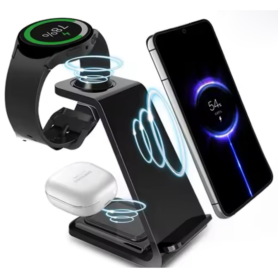 Carregador Indução Para Samsung S24 S23 Ultra E Galaxy Watch