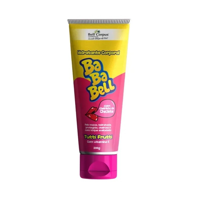 Hidratante Corporal Bababell Tutti Frutti Bell Corpus 200g - Mais vendido - Pele hidratada