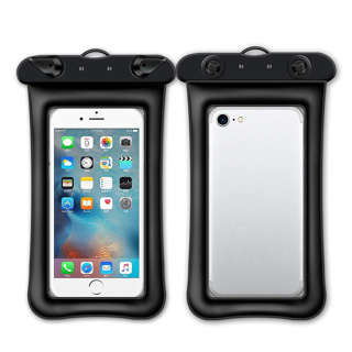 2 Capa Celular Bolsa Case A Prova D'água Transparente Cor Preto Universal Praia Piscina Viajar em Oferta na Shopee