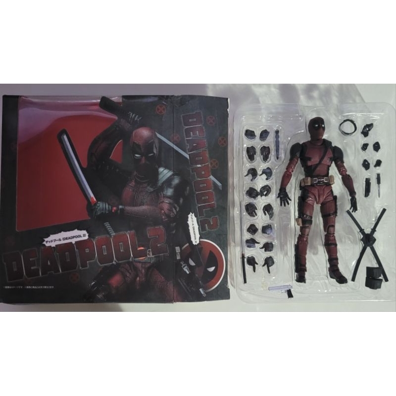 boneco deadpool 2 revoltech xmen marvel mutante wolverine colecao action figure Marvel DC heroi neca mcfarlane mezco