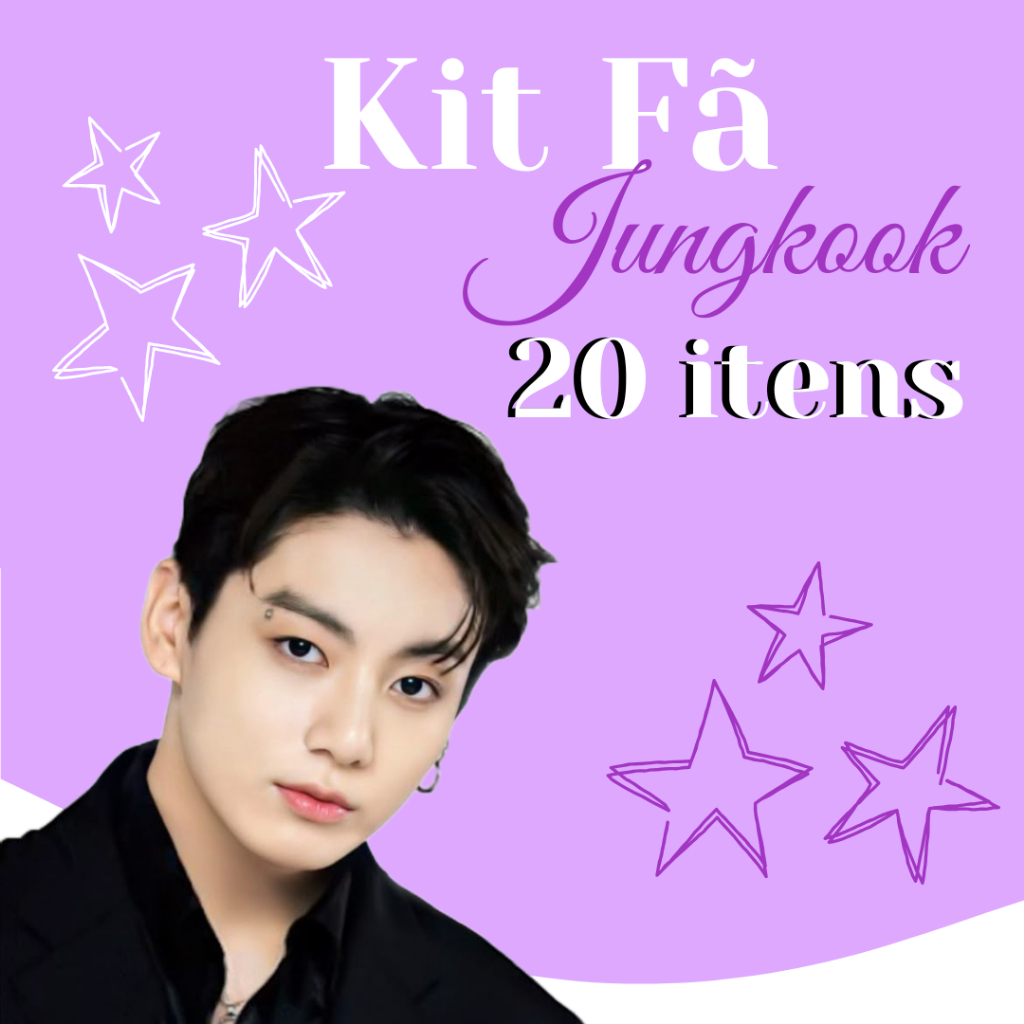 KIT FÃ JK - JUNGKOOK   -  20 ITENS EXCLUSIVOS