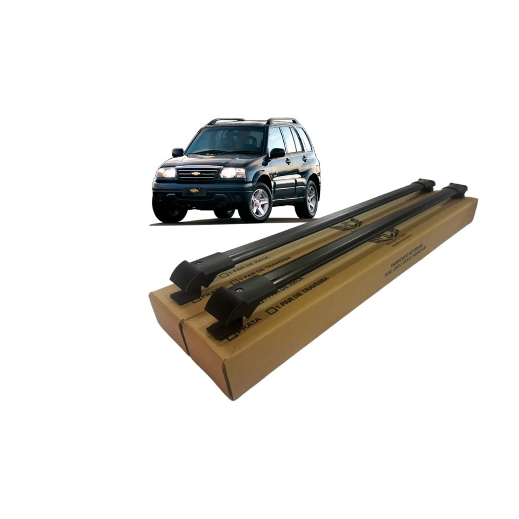 Travessa Chevrolet Tracker 2006 Até 2010 Bagageiro Larga Alumínio