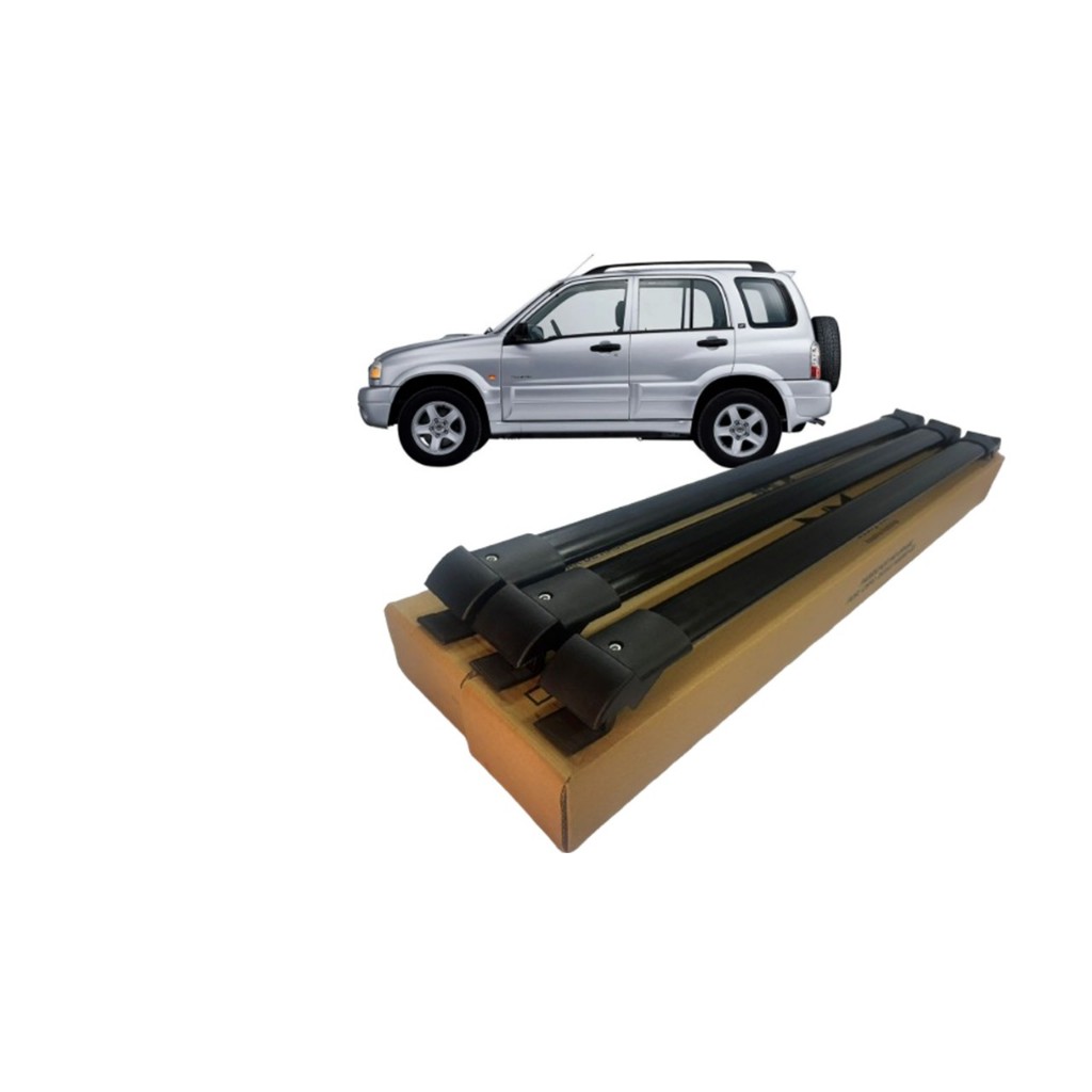 Travessa Chevrolet Tracker 2006 Até 2010 Bagageiro Larga 3 Barras Alumínio
