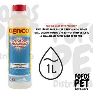 PH MENOS LIQUIDO 1 LITRO GENCO PISCINA em Oferta na Shopee