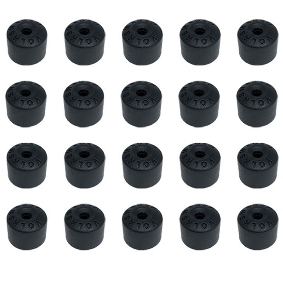 Kit Jogo 20 Capa Parafuso Roda 17mm T-cross Nivus Up-cross Jetta Tsi Msi Highline Confortilne