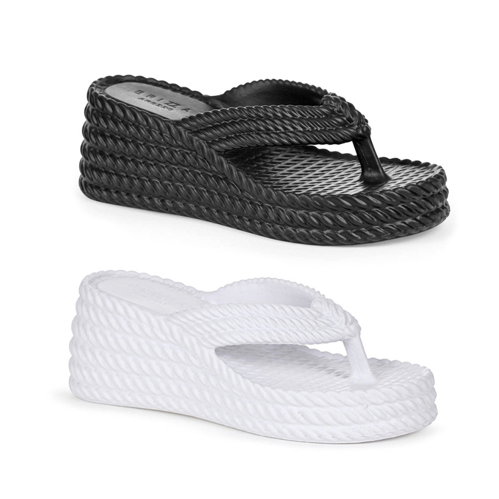 Tamanco Brizza Plataforma Marrocos Sun Lançamento moderno Casual Despojado Leve Macio em Oferta na Shopee