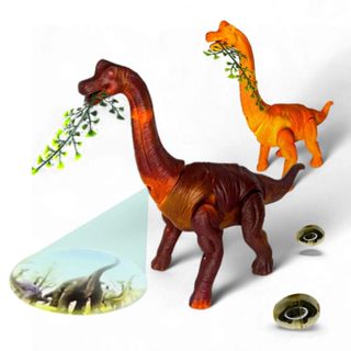 Dinossauro Grande Anda Bota Ovo Braquiossauro Com Som Luz Projetor Brinquedo em Oferta na Shopee