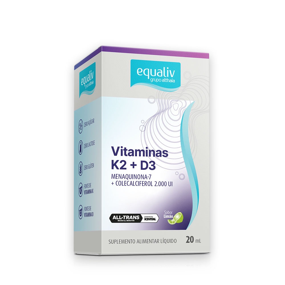 Vitamina K 80mcg + D 2000UI - 20ml em Oferta na Shopee