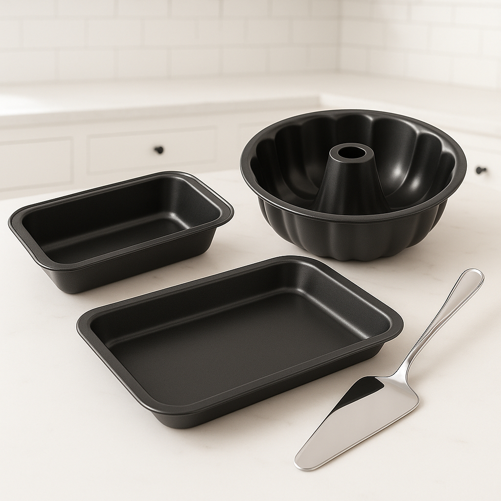 LEVE MAIS POR MENOS Kit 3 Formas Antiaderente Assadeira 32cm + Forma Com Furo 24cm + Forma...