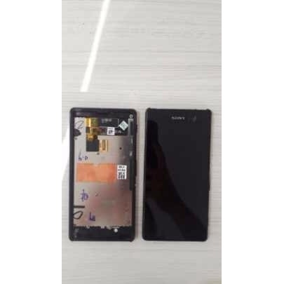 Frontal Touch Display Compatível Xperia M5 Aqua E5643 C/ Aro Preto
