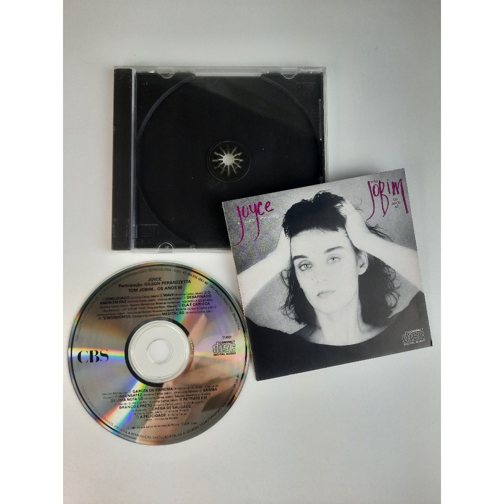 CD Joyce e Gilson Peranzzetta Tom Jobim Os Anos 60 Raro 1987
