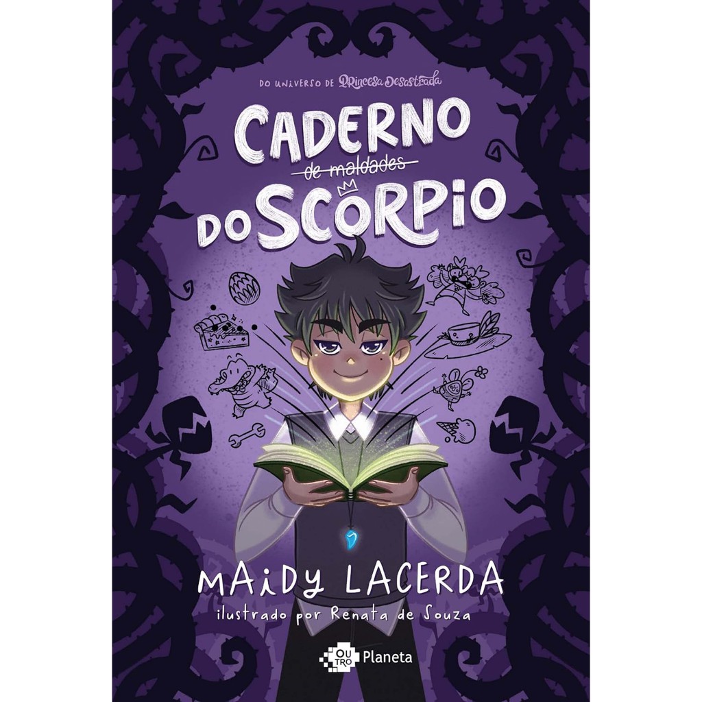 Livro O Caderno de Maldades do Scorpio - Maidy Lacerda