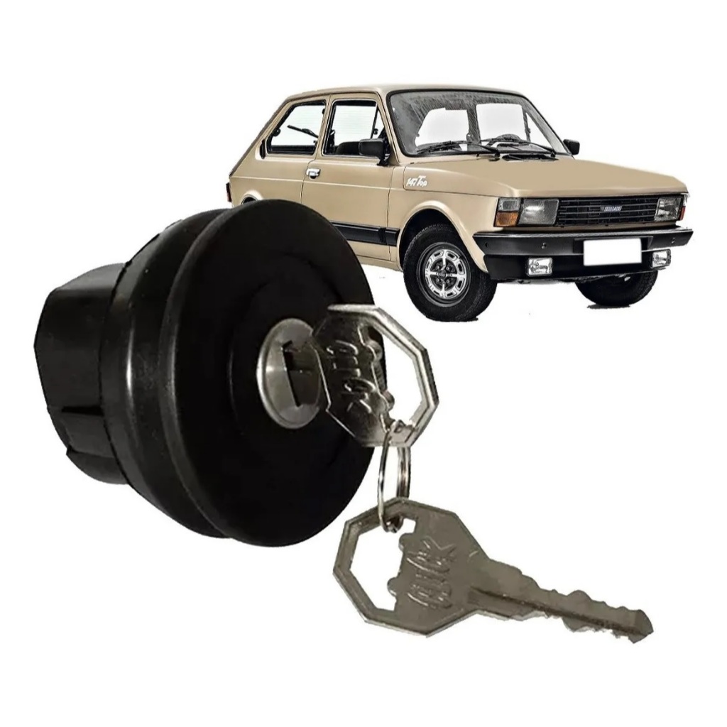 Tampa Tanque Combustível C/chave Fiat 147 Spazio Oggi Uno 1983 A 1990
