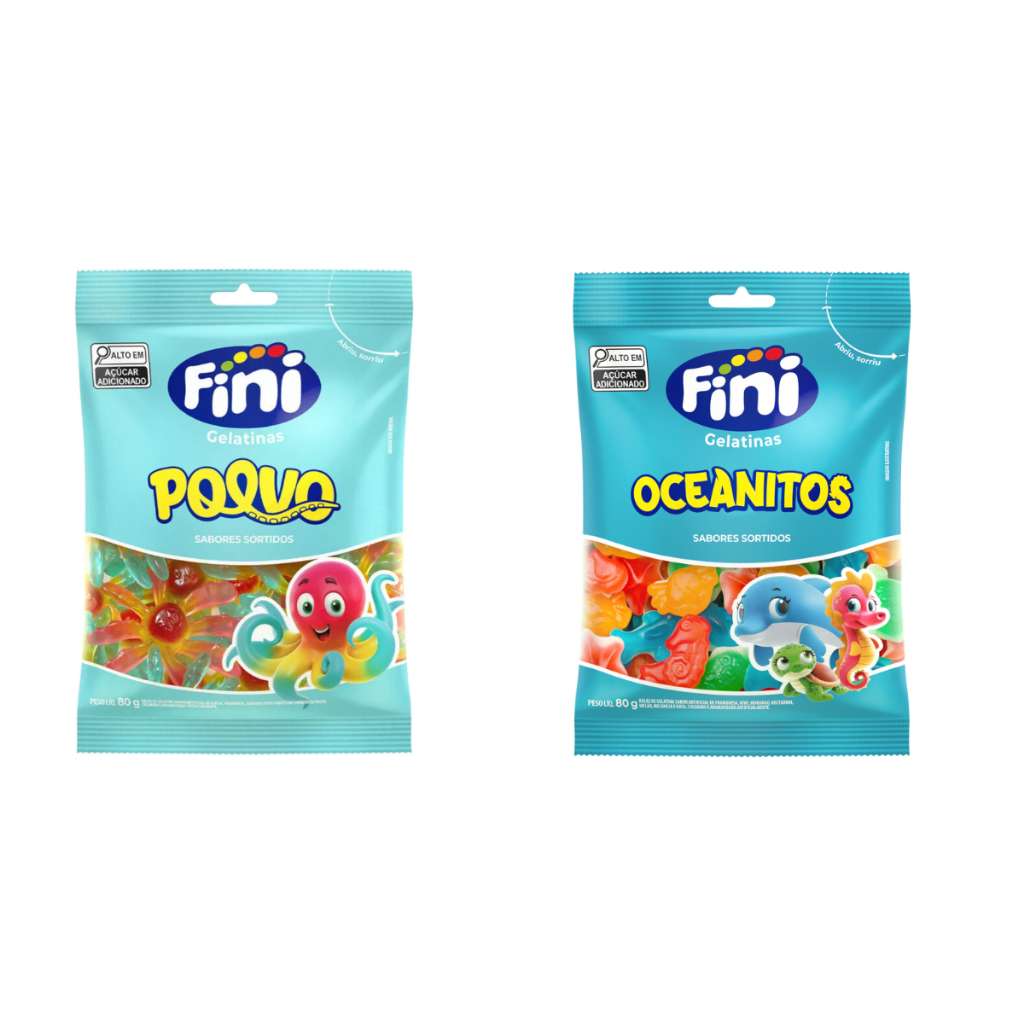 Kit 1 Fini Oceanitos E 1 Fini Polvo 80G em Oferta na Shopee