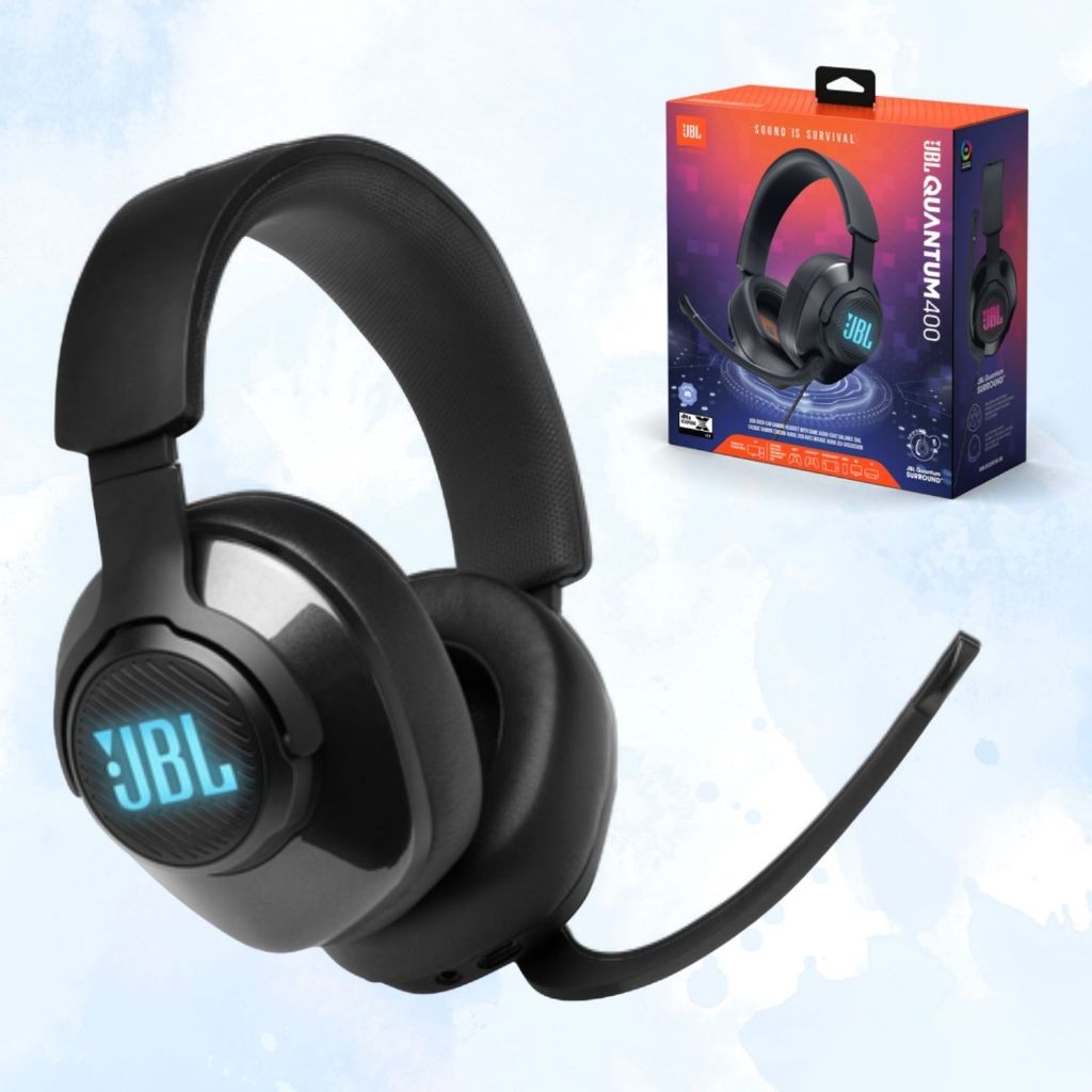 Fone de Ouvido HeadSet Gamer JBL Original Quantum 400 Cancelamento de Ruído com Microfone