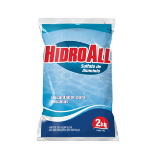 Sulfato de Alumínio HidroAll Decantador 2kg em Oferta na Shopee