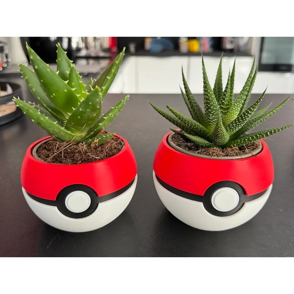 Cachepot Pokébola Decoração Geek Nerd Pokémon Gamer Divertido