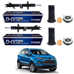 PAR AMORTECEDOR DIANTEIRO ECOSPORT 4X2 2013 A 2020 NAKATA + KIT