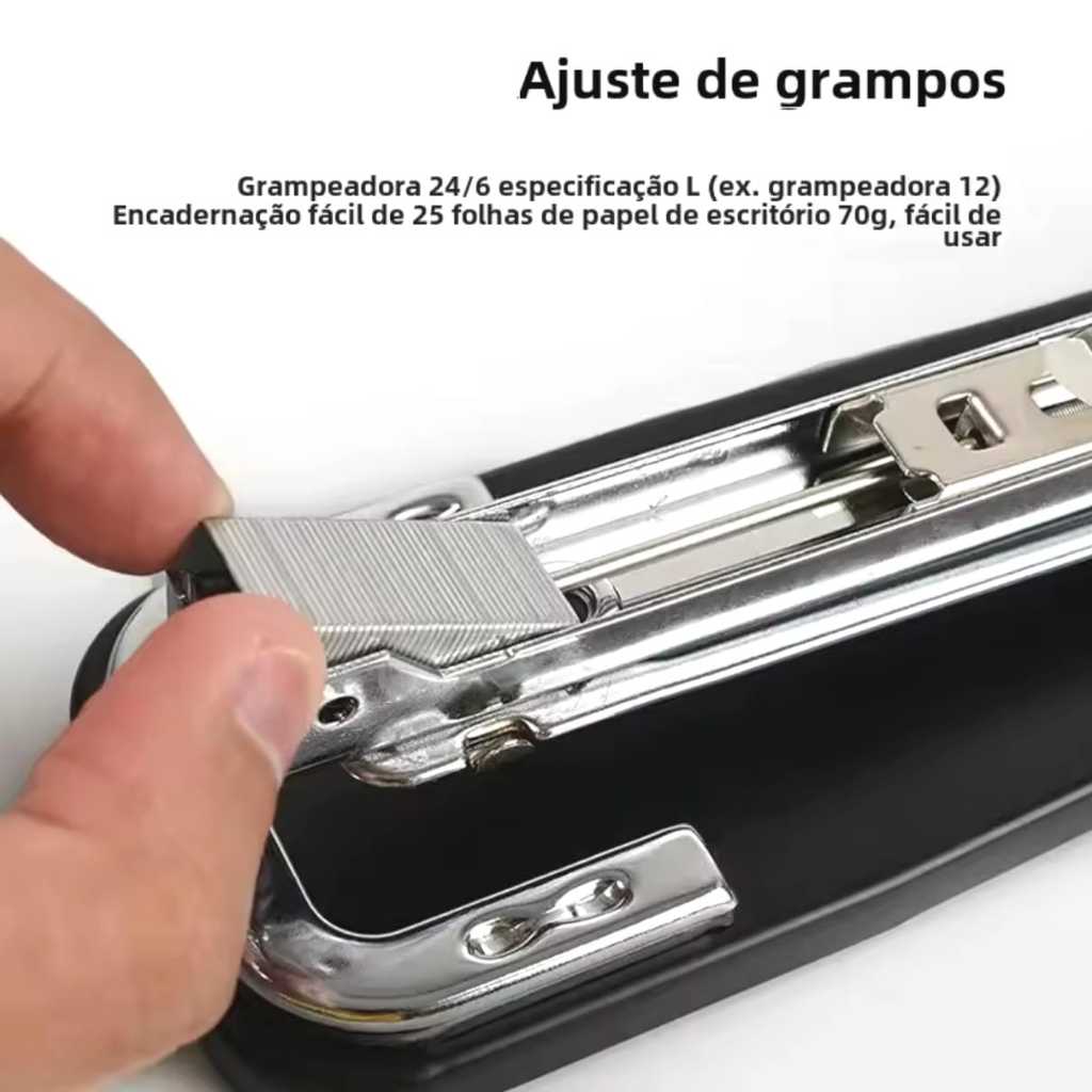 Kit 2/5/10 Caxinhas de Grampos 24/6 1000 Pcs em Cada STAPLES para Grampeadores 6611