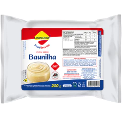 Pudim Lowcucar Food Service, Doces Diet Zero Açúcares Sabor Baunilha 200g
