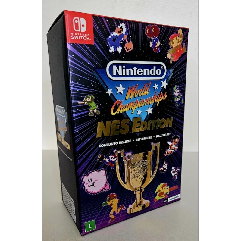 Nintendo World Championships Nes Edition Switch Deluxe set Novo lacrado