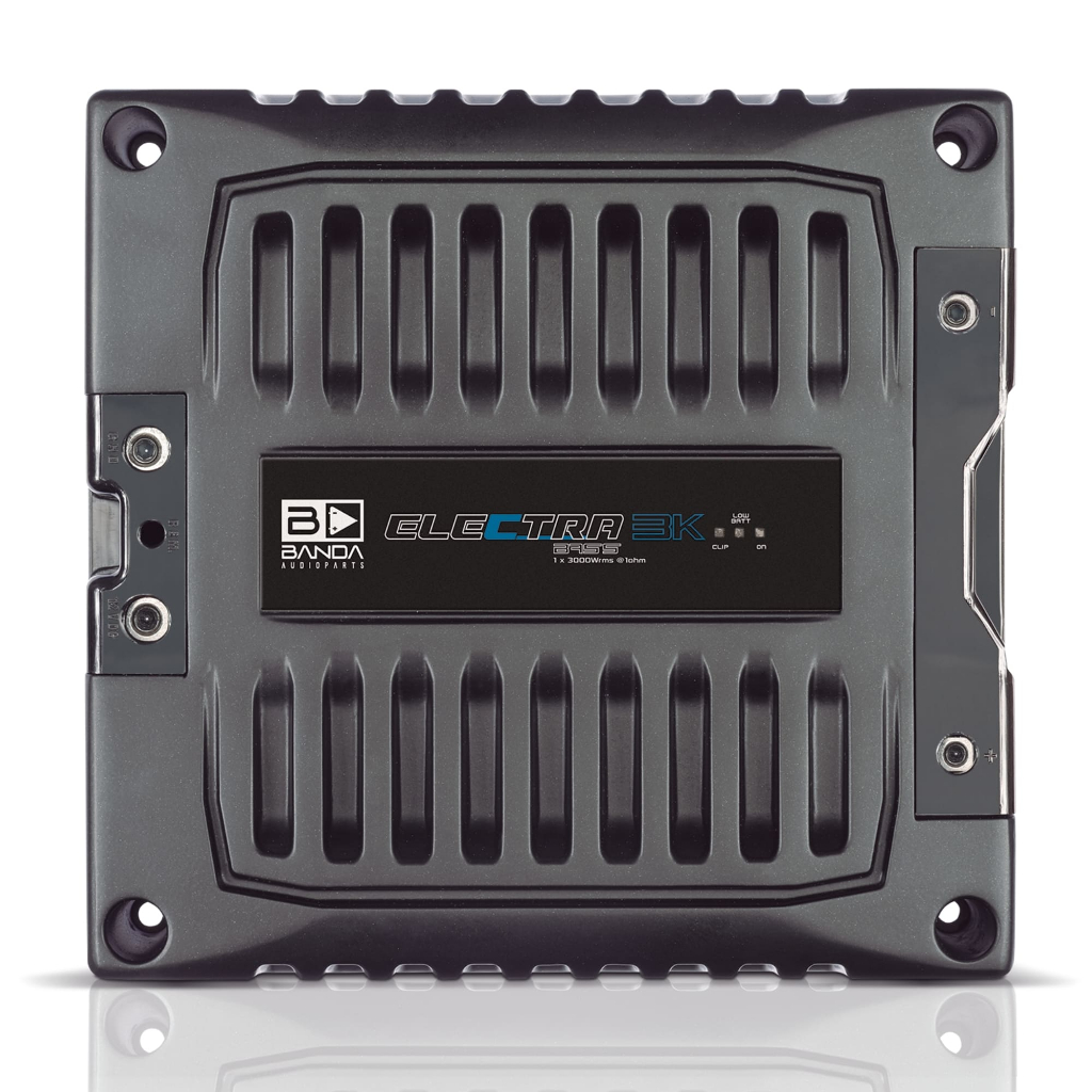 Módulo Amplificador Banda Electra Bass 3K1 3000W RMS 1 Ohm 1 Canal - Spare Parts and Accessories for Vehicles