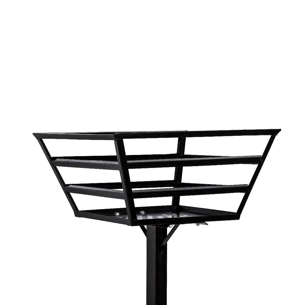 Lixeira De Calçada Rua Reforçada Aço Pintura Resistente a Chuva em Oferta na Shopee