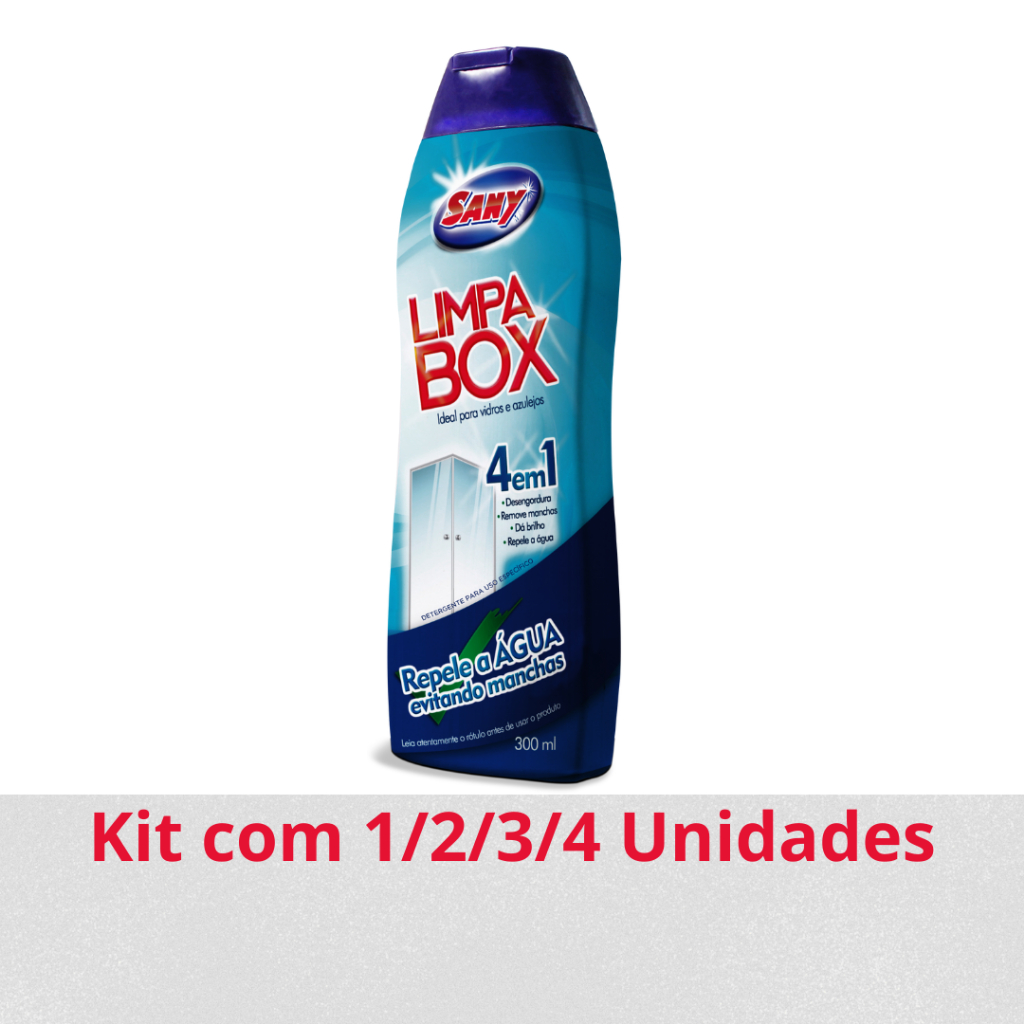 Limpa Box Banheiro Acão 4 em 1 SanyMix 300ml