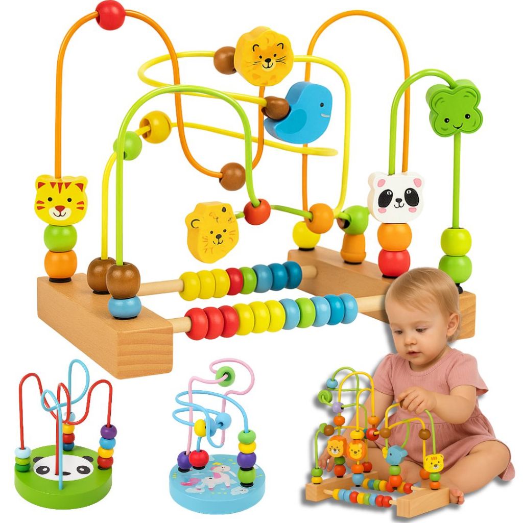 Brinquedo Montessori Sensorial Para Bebês 1-3 anos Brinquedo Aramado - Estimula Coordenação E Foco em Oferta na Shopee