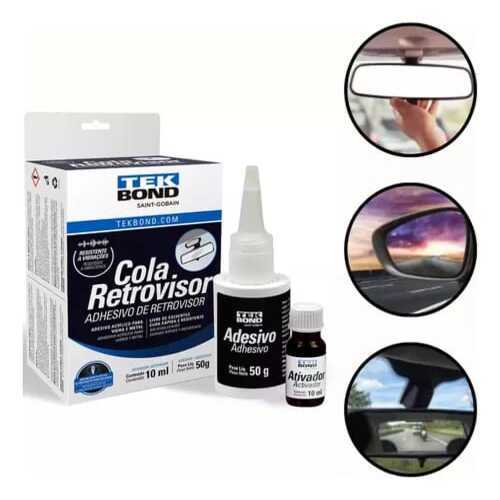 Cola Adesivo Retrovisor Interno Cola TekBond Cola para Espelho Interno Cola Retrovisor TekBond