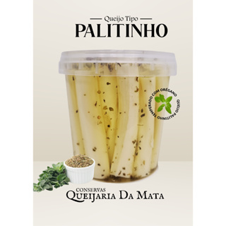 Queijo Palitinho Temperado com Orégano em Conserva no Balde de 300gr. O Melhor de Minas Gerais em Oferta na Shopee