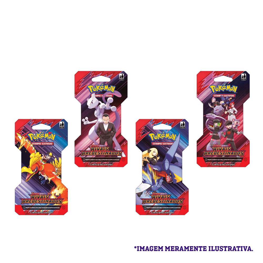Pokémon TCG Scarlet & Violet Booster Unitário (6 cartas) - Nintendo 35557 - Hobbies & Collections