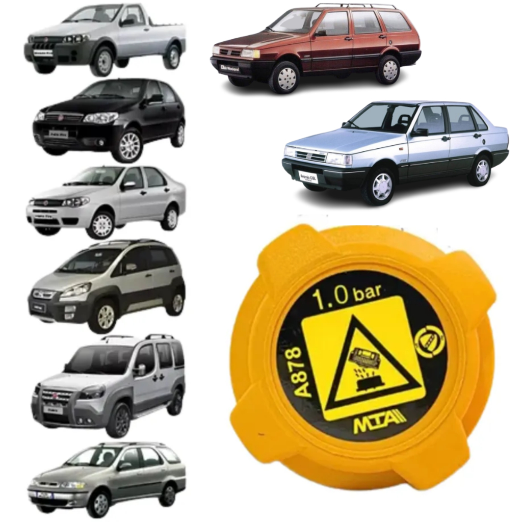 Tampa Reservatório Água Fiat Uno Palio Strada Siena Fiorino Idea Elba Premio 1.0 Bar