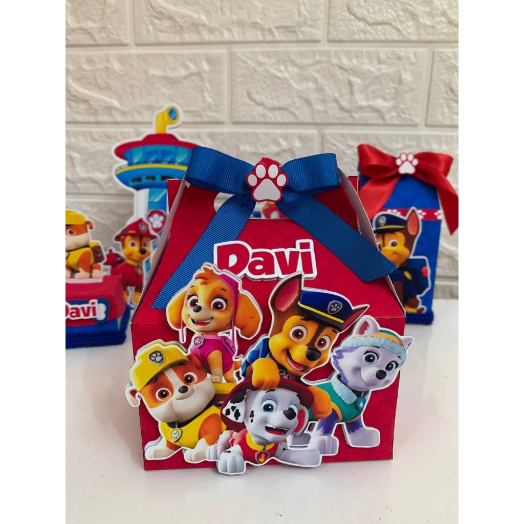 KIT LUXO PERSONALIZADO PATRULHA CANINA | LEMBRANCINHAS | FESTA INFANTIL | PERSONALIZADOS | ANIVERSÁRIO