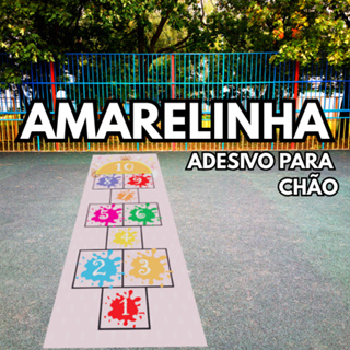AMARELINHA Adesivo Para Chão Criancas Parquinho Escola em Oferta na Shopee