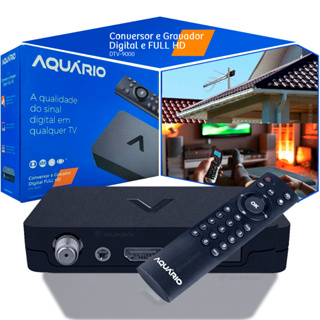 Conversor e Gravador Digital Aquário DTV-9000 HDMI Full HD Bivolt Compatível com TVs Antigas em Oferta na Shopee