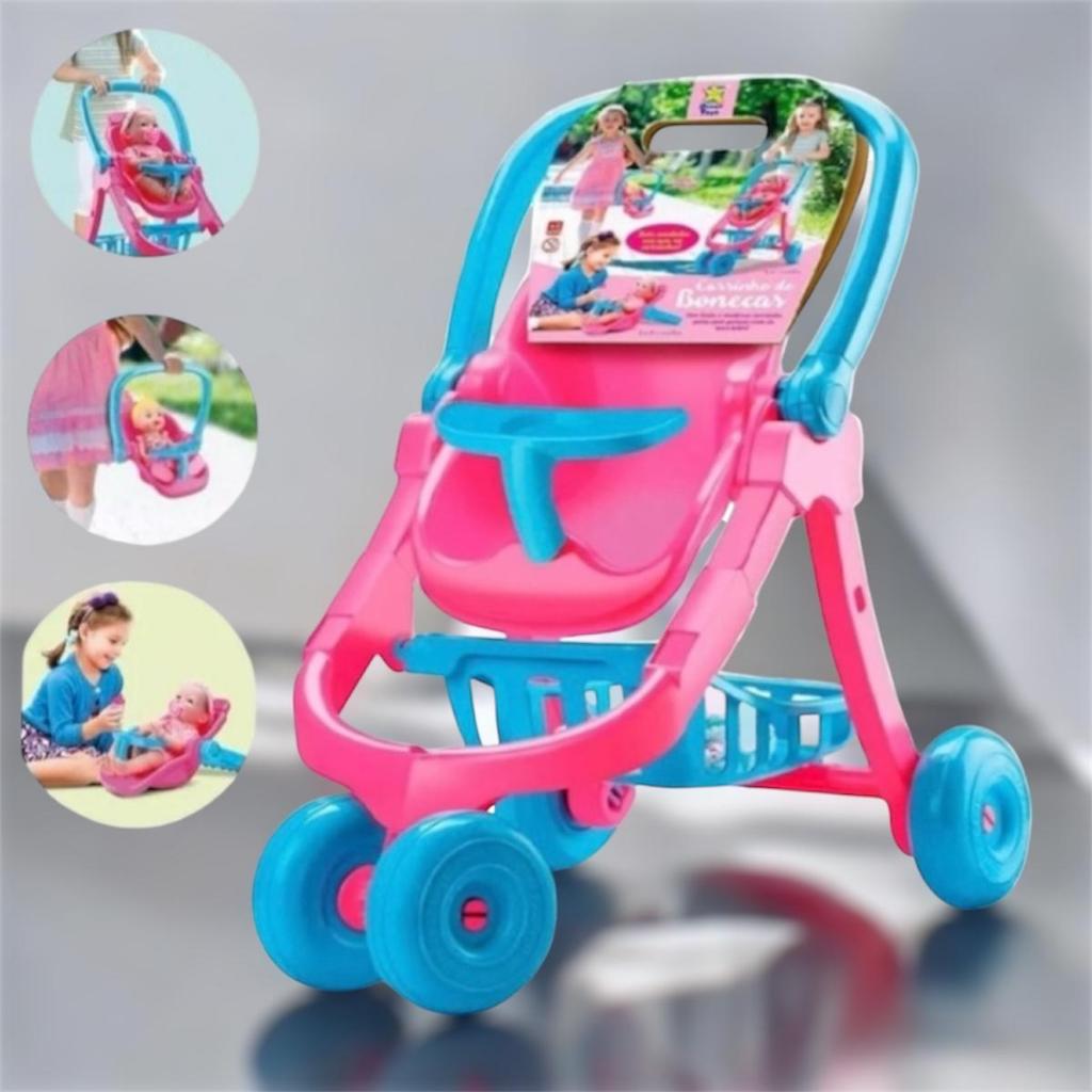 Carrinho De Boneca 3 Em 1 Reborn Articulado Grande Vira Bebe Conforto Presente Menina em Oferta na Shopee