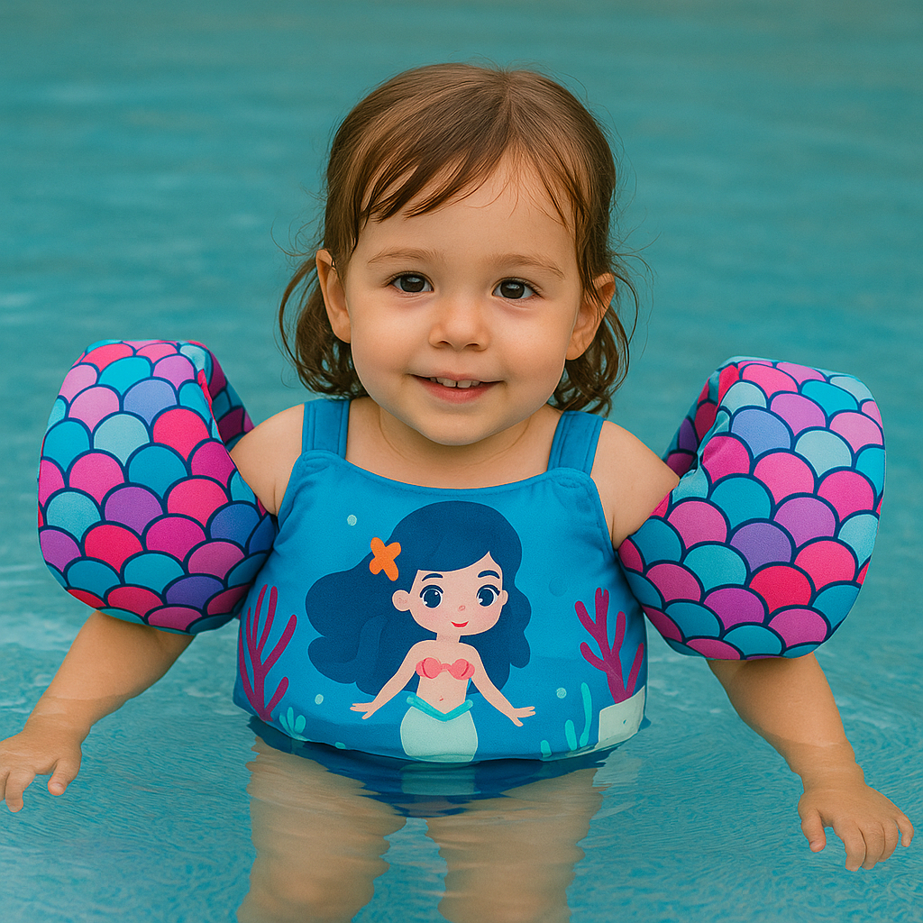 Colete Piscina Criança Infantil Kids Bóia De Braço Não Fura