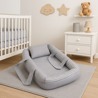 Berço Portátil Ninho Redutor Bebê INFANTIL TECIDO 100% ALGODÃO - VARIAS ESTAMPAS em Oferta na Shopee