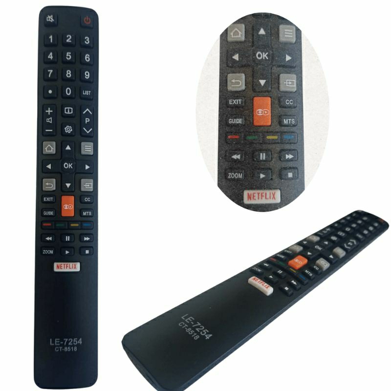 Controle Remoto Tv Semp Toshiba - Netflix Globo Play Le-7254