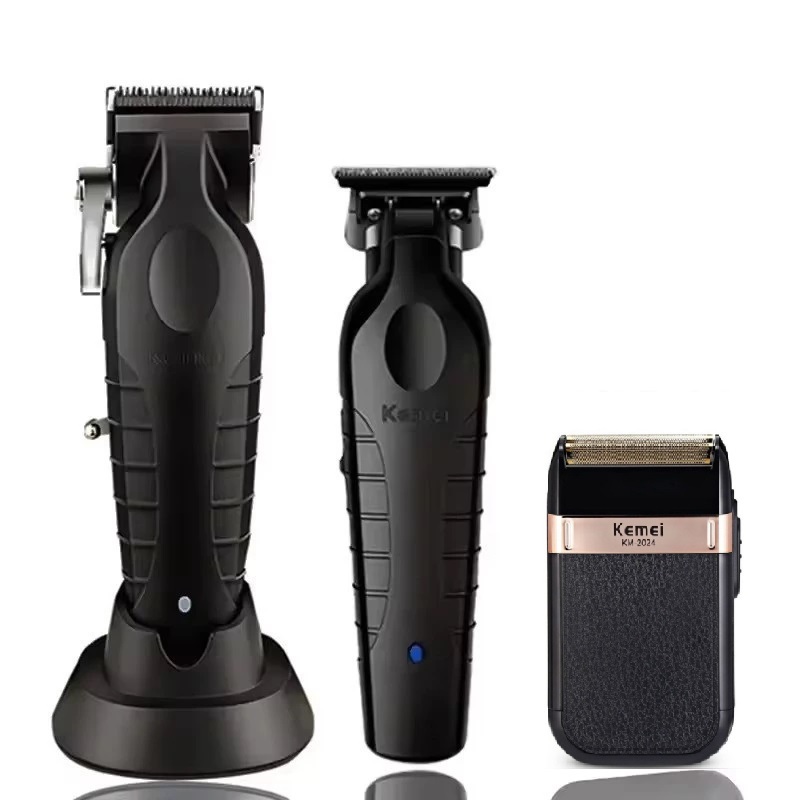 PRO Máquinas Profissionais Kemei Original KM-2296 Corte, KM-2299, KM-2024 Acabamento, Shaver em Oferta na Shopee