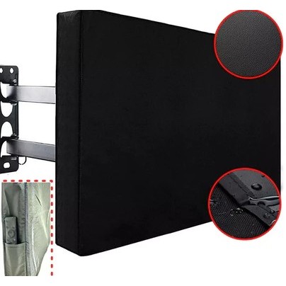 capa Tv Lcd Led Plasma Smart 4k preta e impermeável varios tamanhos