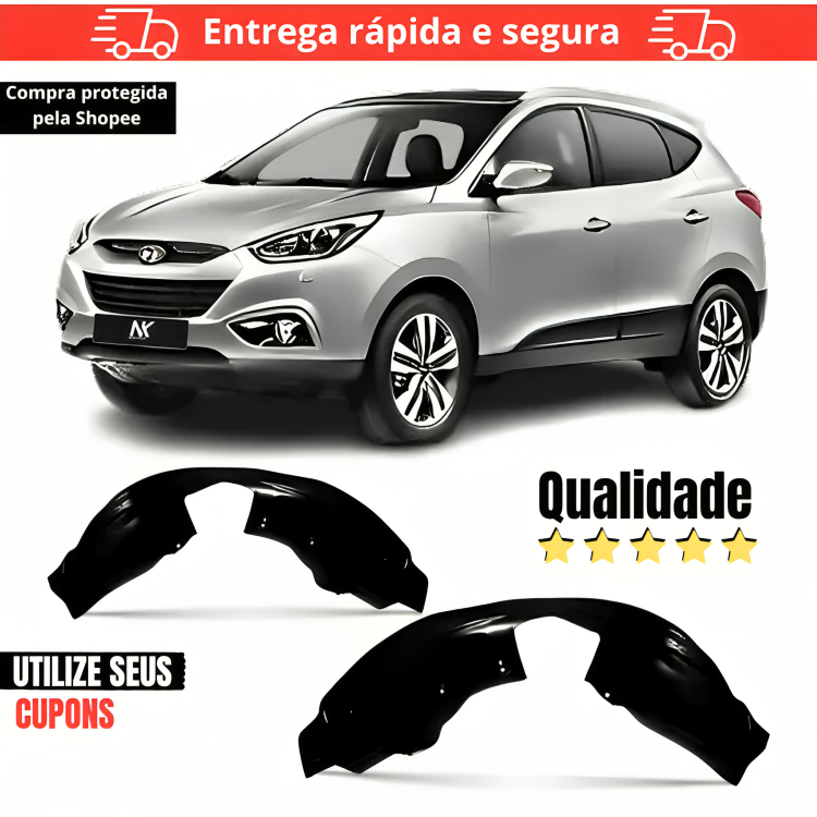 Par/Un Parabarro Dianteiro Ix35 2010 2011 2012 2013 Á 2022 URUBU MORCEGAO FORRO BATE CASCA OVO em Oferta na Shopee
