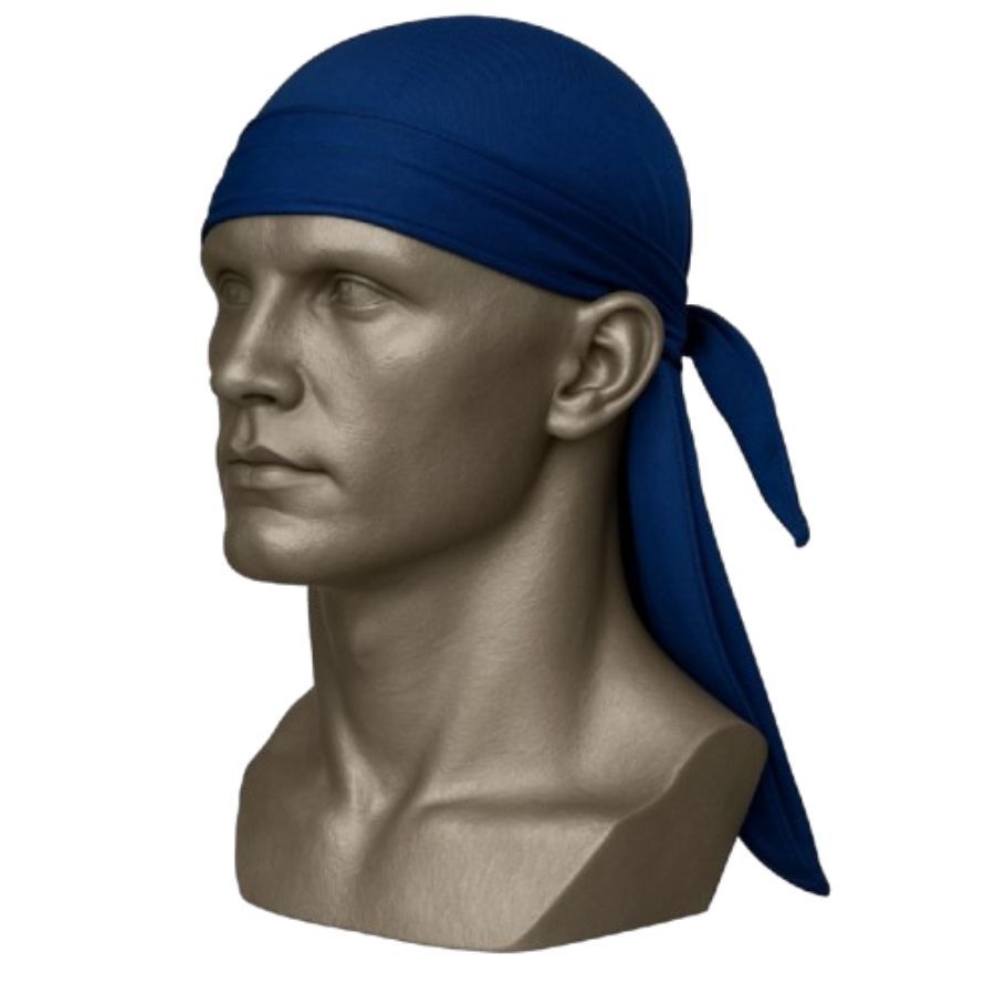 Durag Azul de Cetim Masculina/Feminina – Alta Qual
