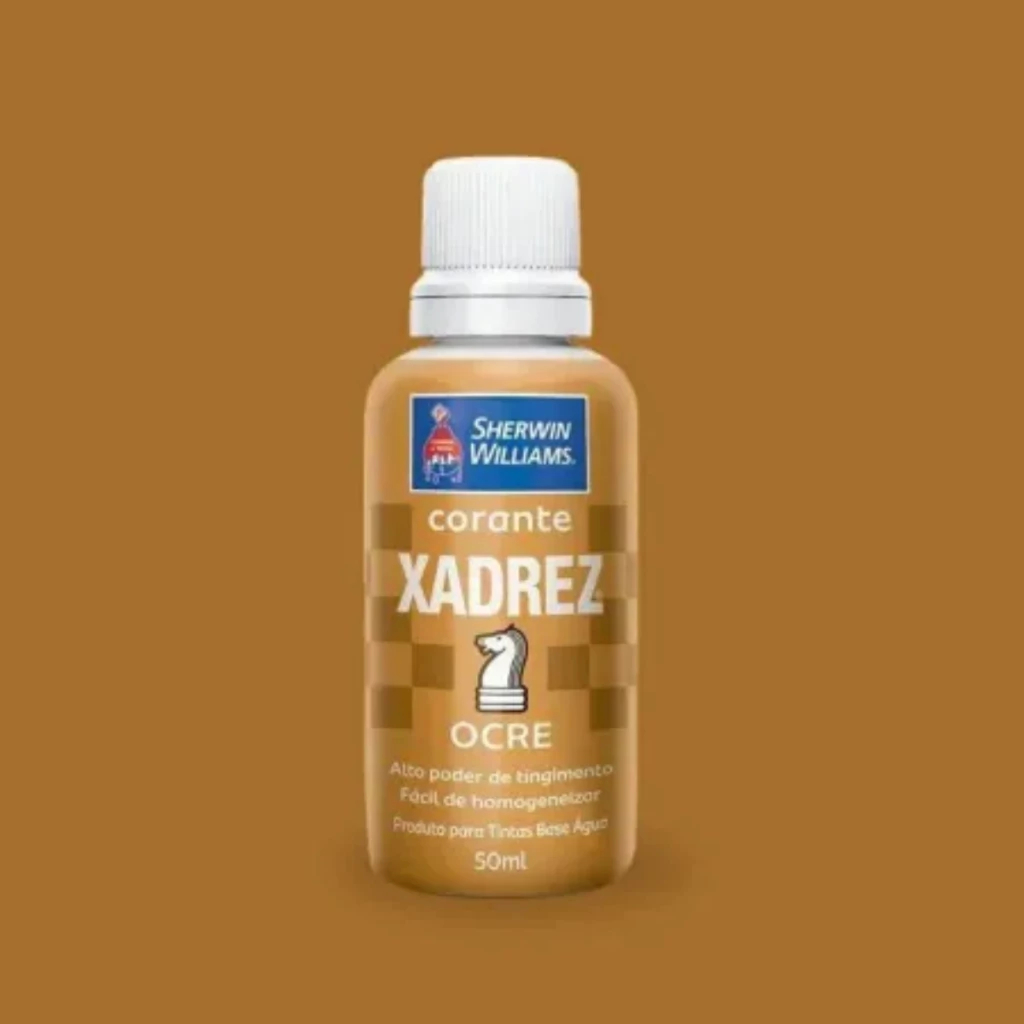 Corante Líquido Xadrez 50 Ml Tinta Alto Poder de Tingimento Ocre Sherwin-Willians