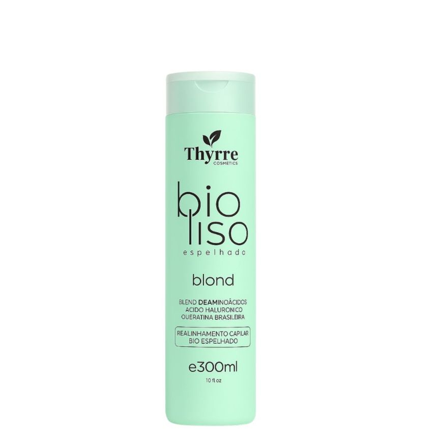 Ativo BioLiso Blond 300ml Progressiva Semi-Definitiva Sem Formol Organica Thyrre Cosmetics em Oferta na Shopee