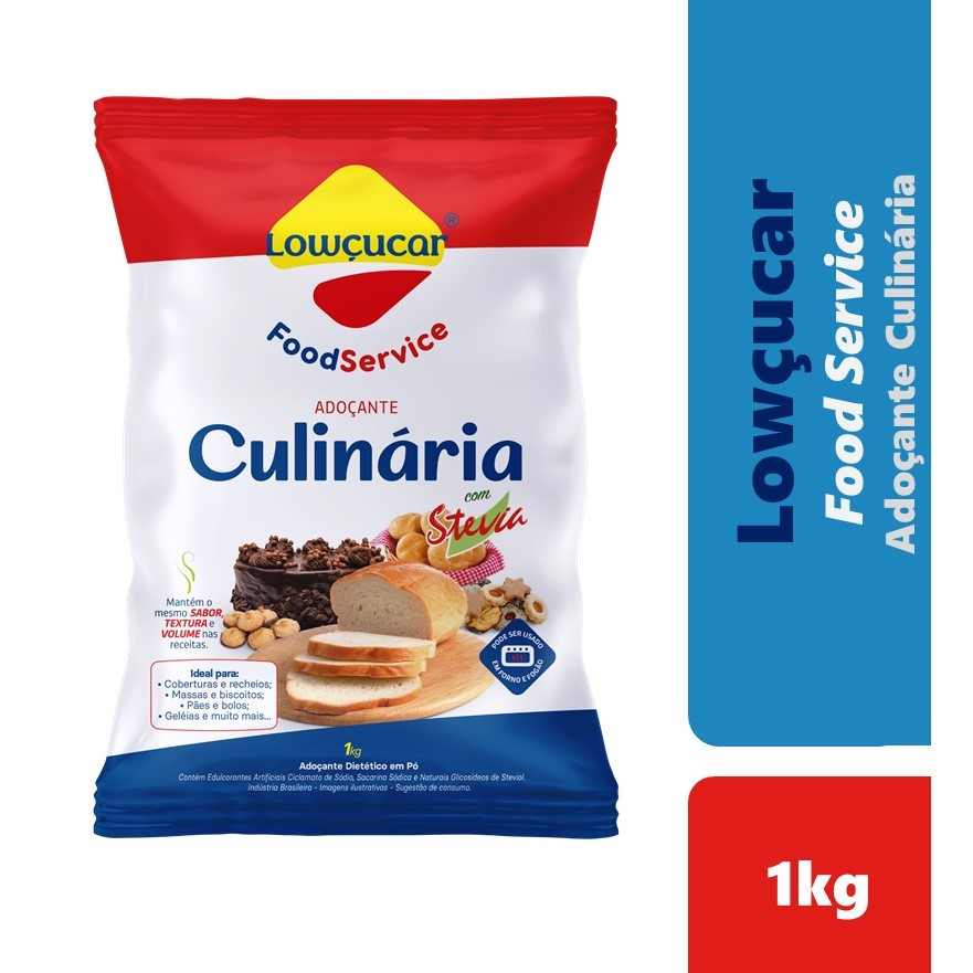 Adoçante Diet Culinário Com Stevia 1kg Lowçucar Para Bolos Doces e Pães Restaurante E Hotel em Oferta na Shopee