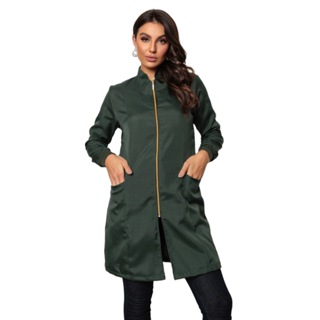 Jaleco Feminino NICE Gola Padre verde musgo  Gardenia Uniformes em Oferta na Shopee