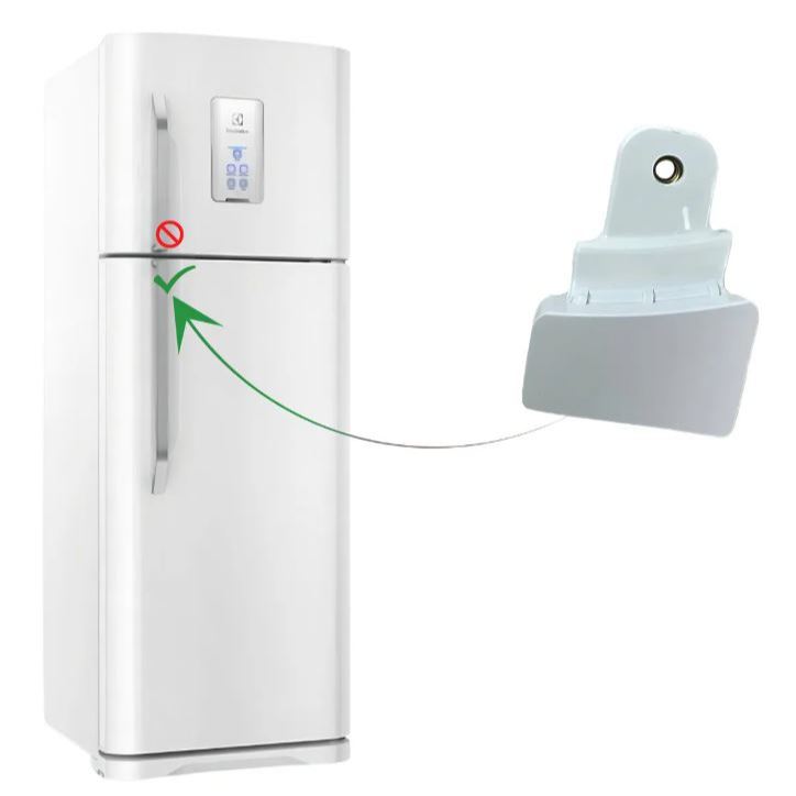 SUPORTE PUXADOR DA PORTA GELADEIRA ELECTROLUX  DB52 DB53 IB52 IB53 TF51 TF52 | 67404026