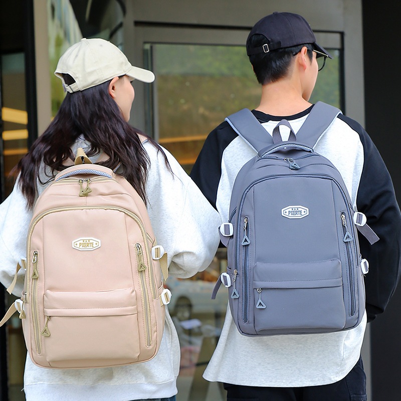 Mochila feminina e masculina escolar faculdade /À prova d'água /Moda /Grande capacidade